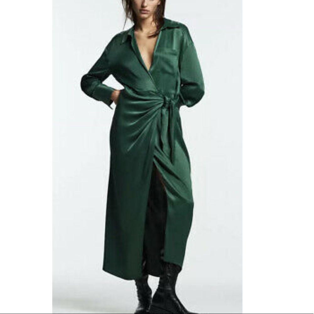 Zara limited edition shirt dress
